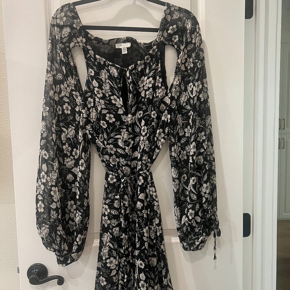 Top Shop Crepe midi dress